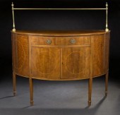 Edwardian Mahogany Demi-lune S