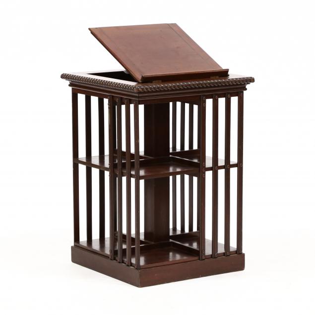 EDWARDIAN MAHOGANY LECTERN /