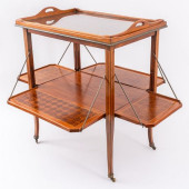 EDWARDIAN MAHOGANY PARQUETRY B