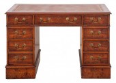 EDWARDIAN MAHOGANY PARTNER'S D