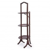 EDWARDIAN MAHOGANY THREE TIER