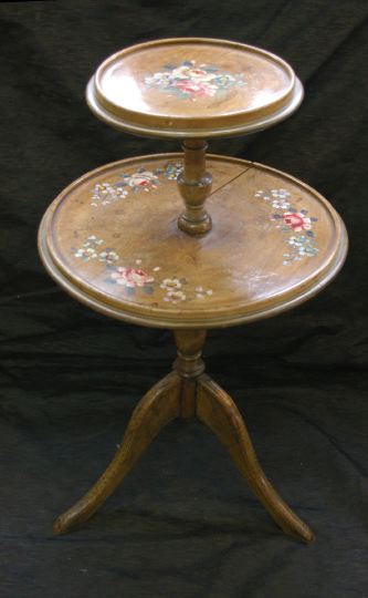 Edwardian Mahogany Tiered Tripod