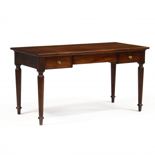 EDWARDIAN MAHOGANY WRITING TABLE