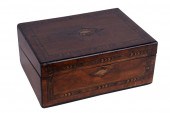 EDWARDIAN MARQUETRY INLAID BOX