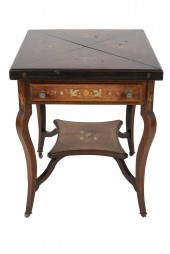 EDWARDIAN MARQUETRY-INLAID MAH