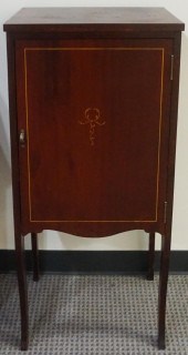 EDWARDIAN MARQUETRY INLAID MAH