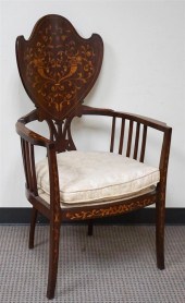 EDWARDIAN MARQUETRY MAHOGANY S