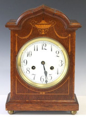 EDWARDIAN MARQUETRY OAK CASE S