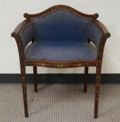 EDWARDIAN PAINTED AND DECORATE
