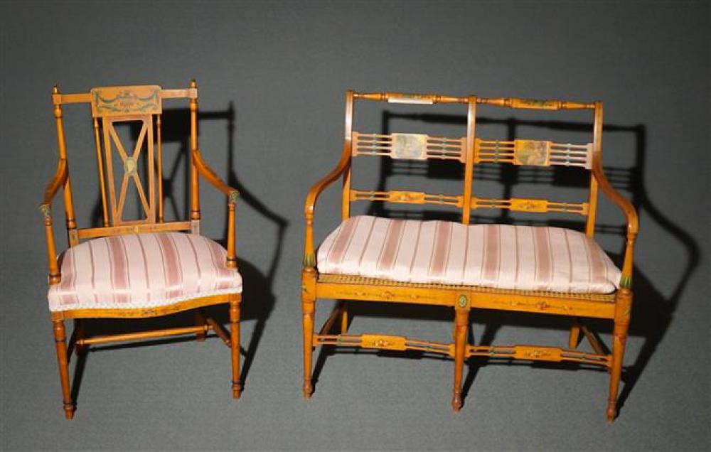 EDWARDIAN PAINTED AND DECORATED
