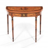 EDWARDIAN PAINTED SATINWOOD GA