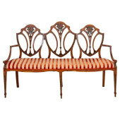 EDWARDIAN PAINTED SATINWOOD HE