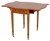 EDWARDIAN PAINTED SATINWOOD PE