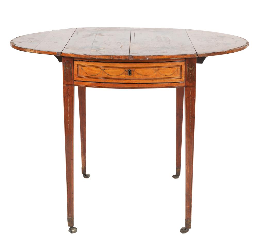 EDWARDIAN PAINTED SATINWOOD