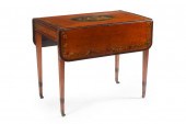 EDWARDIAN PAINTED SATINWOOD PE