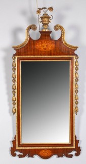 EDWARDIAN PARCEL-GILT INLAID M