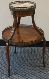 EDWARDIAN PIERCED BRASS MOUNTE