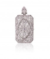 EDWARDIAN PLATINUM AND DIAMOND