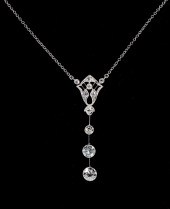 EDWARDIAN PLATINUM AND DIAMOND