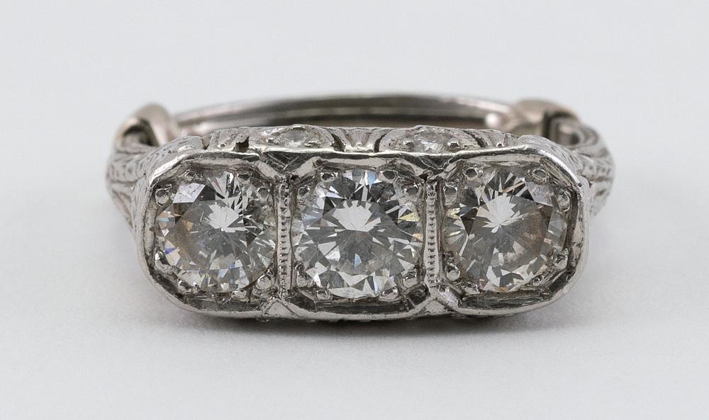 EDWARDIAN PLATINUM AND DIAMOND