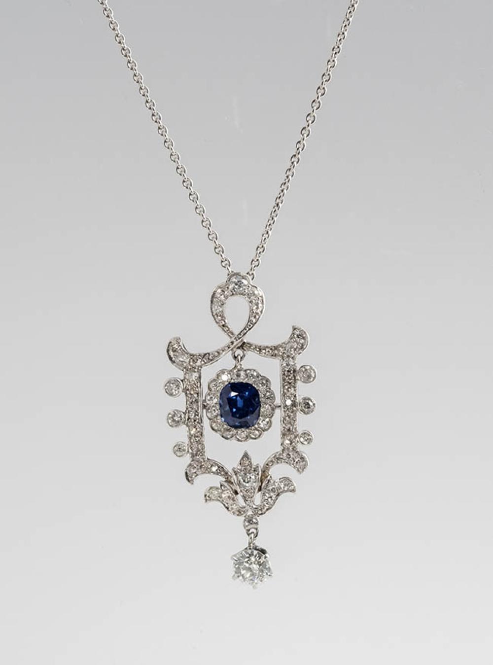 EDWARDIAN PLATINUM, DIAMOND AND