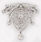 EDWARDIAN PLATINUM DIAMOND FIL
