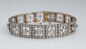 EDWARDIAN PLATINUM-TOPPED, 14-