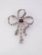 EDWARDIAN PLATINUM-TOPPED, 14-