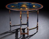 Edwardian Polychromed Drop-Lea