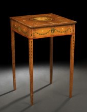 Edwardian Polychromed Satinwoo