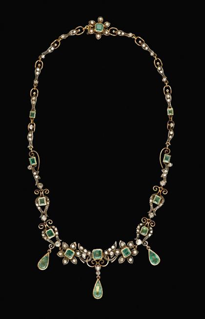 Edwardian revival emerald and