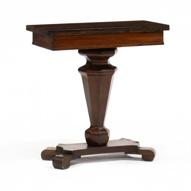 EDWARDIAN ROSEWOOD CARD TABLE Circa