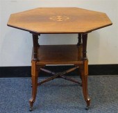 EDWARDIAN SATINWOOD INLAID BUR