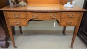 EDWARDIAN SATINWOOD INLAID ELM