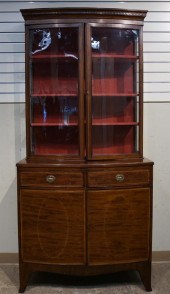 EDWARDIAN SATINWOOD INLAID MAH