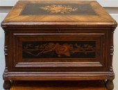EDWARDIAN SATINWOOD INLAID MAH