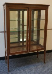 EDWARDIAN SATINWOOD INLAID MAH