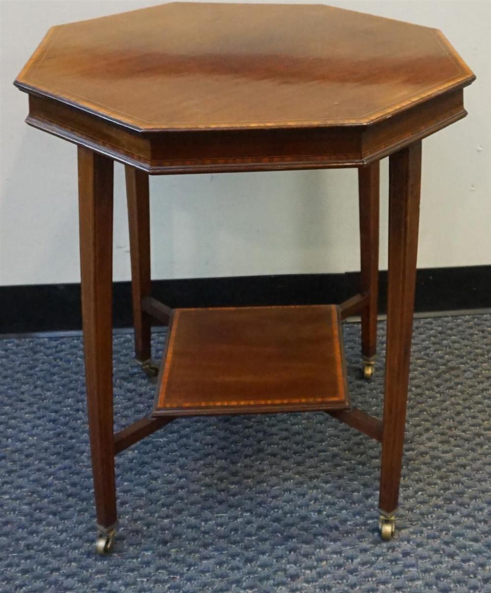 EDWARDIAN SATINWOOD INLAID MAHOGANY