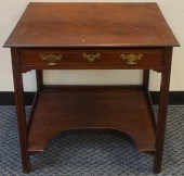 EDWARDIAN SATINWOOD INLAID MAH