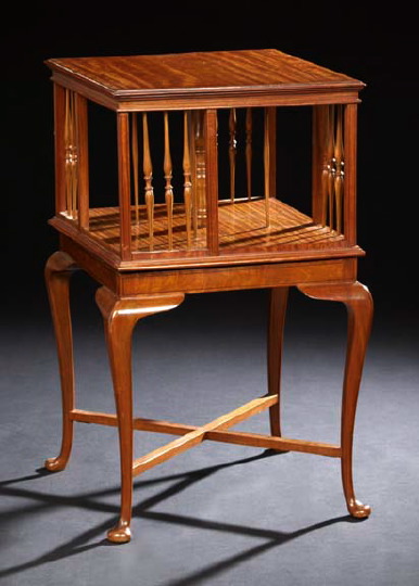 Edwardian Satinwood Revolving