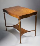 EDWARDIAN SATINWOOD, ROSEWOOD