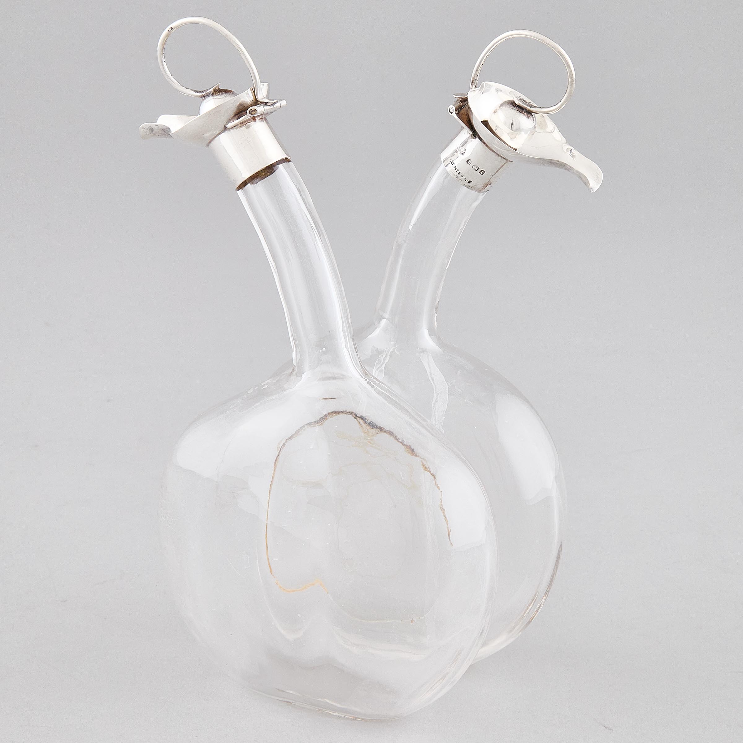 Edwardian Silver Mounted Blown