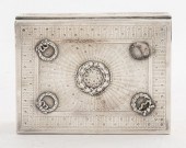 EDWARDIAN SILVER PLATED TRINKE