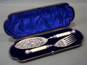 EDWARDIAN SILVER TWO-PIECE FIS