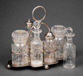 EDWARDIAN SILVERPLATE CRUET ST