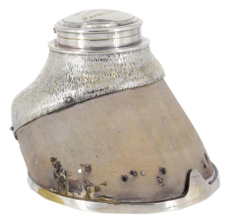 EDWARDIAN SILVERPLATE-MOUNTED