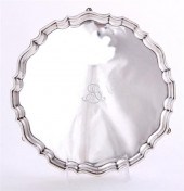 Edwardian sterling salver for