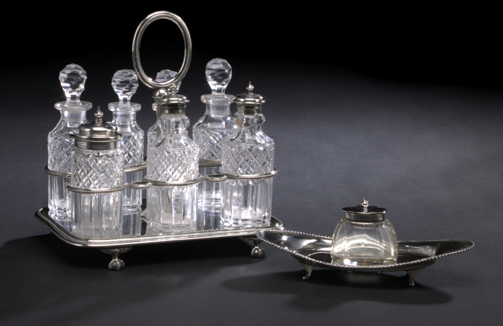 Edwardian Sterling Silver Inkstand,