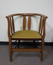 EDWARDIAN STYLE FRUITWOOD UPHO