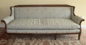 EDWARDIAN STYLE GREEN SOFA A l